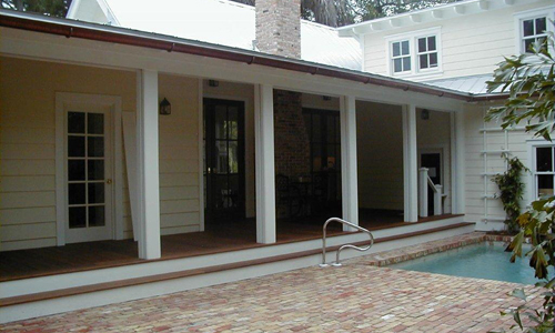 Lanai screen installation project - Spectre of Naples