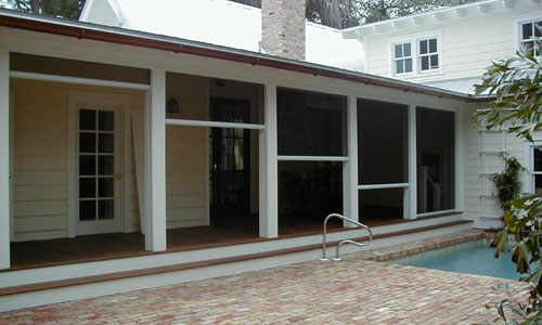 Lanai screen installation project - Spectre of Naples