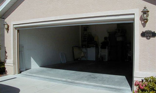 Garage door screen installation project