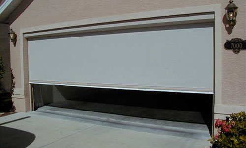 Garage door screen installation project