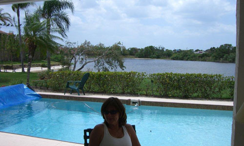 screen with accordion shutters  installation project